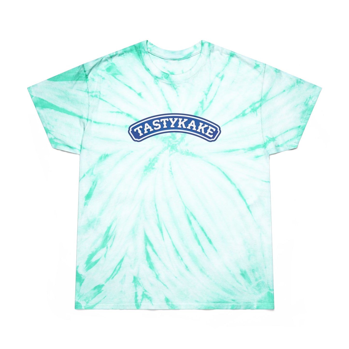 Retro Tie-Dye Tee with Tastykake logo, Vintage Cyclone Shirt, Fun Summer T-Shirt