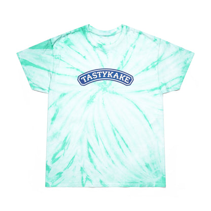 Retro Tie-Dye Tee with Tastykake logo, Vintage Cyclone Shirt, Fun Summer T-Shirt