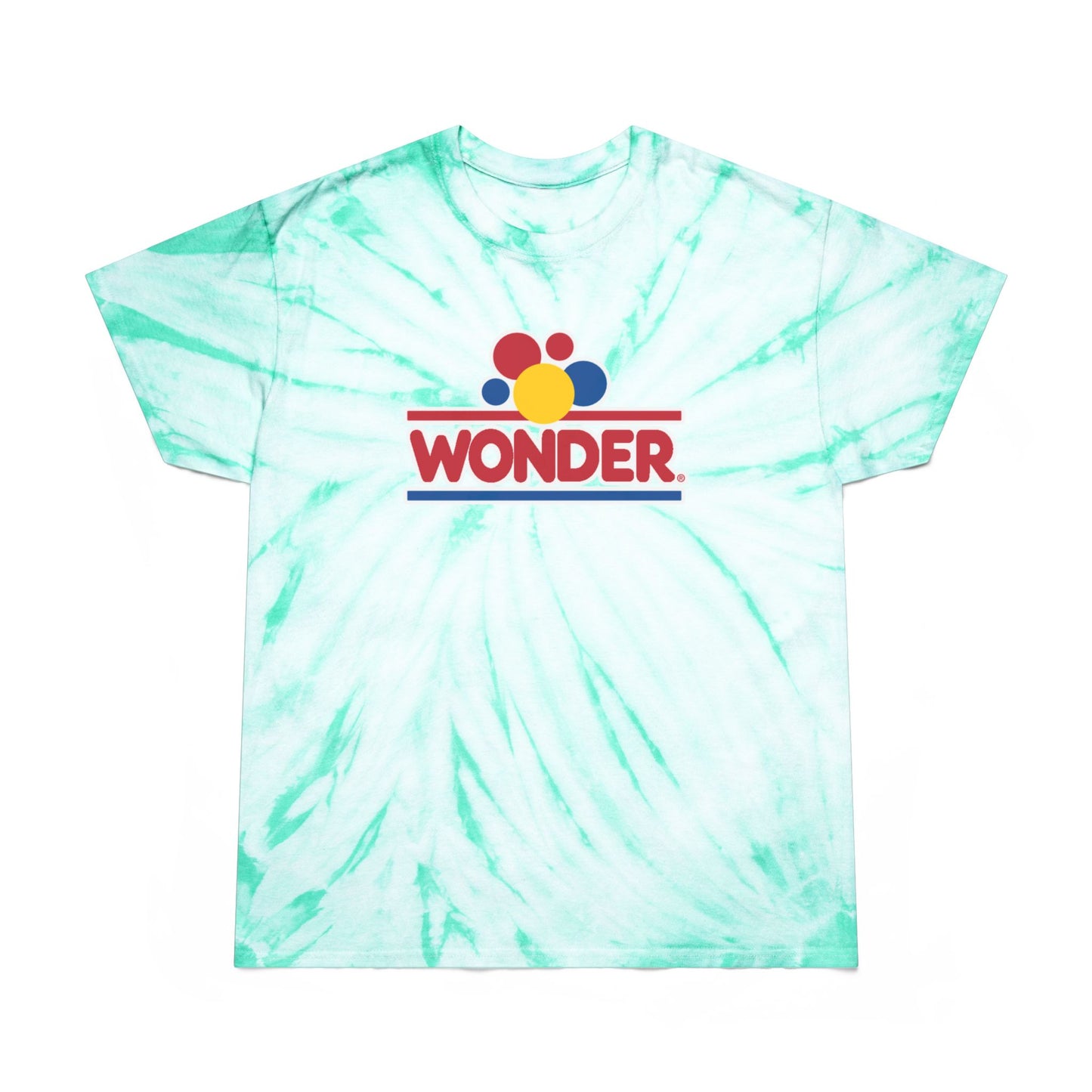 Retro Tie-Dye Tee, Wonder Bread Graphic Shirt, Vintage Cyclone Shirt, Fun Summer T-Shirt, Casual Wear, Gift for Food Lovers, 80s Nostalgia