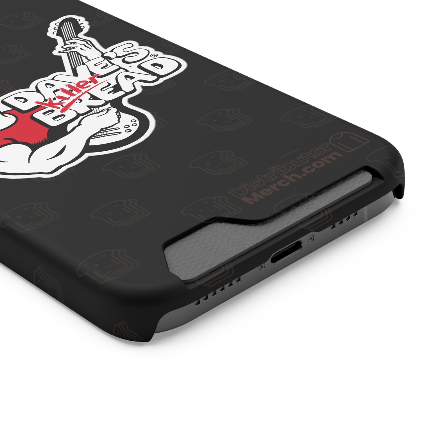 Phone Case With Card Holder, Dave's Killer Bread Logo.