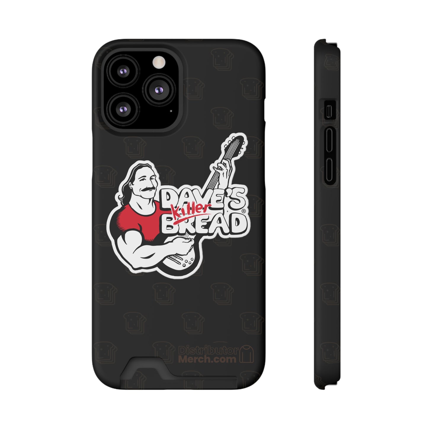 Phone Case With Card Holder, Dave's Killer Bread Logo.