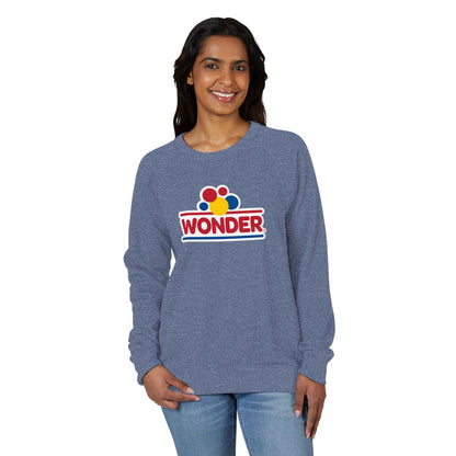 Crewneck Sweatshirt — Retro Colorful Wonder Bread Graphic