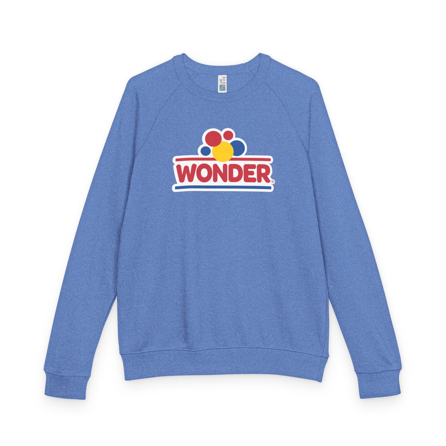 Crewneck Sweatshirt — Retro Colorful Wonder Bread Graphic