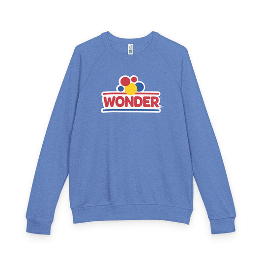 Crewneck Sweatshirt — Retro Colorful Wonder Bread Graphic
