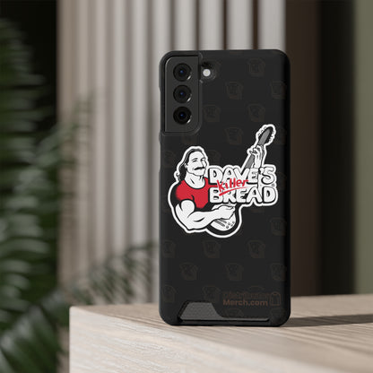 Phone Case With Card Holder, Dave's Killer Bread Logo.