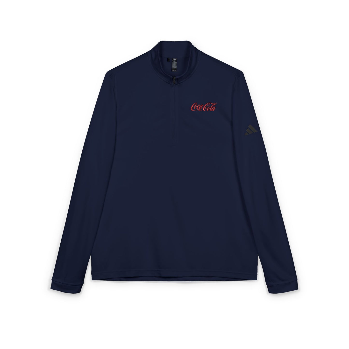 Quarter-Zip Pullover, Stylish Athletic Wear, Embroidered Coca-Cola Logo