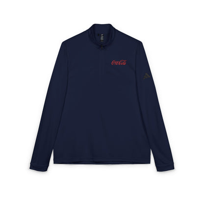 Quarter-Zip Pullover, Stylish Athletic Wear, Embroidered Coca-Cola Logo