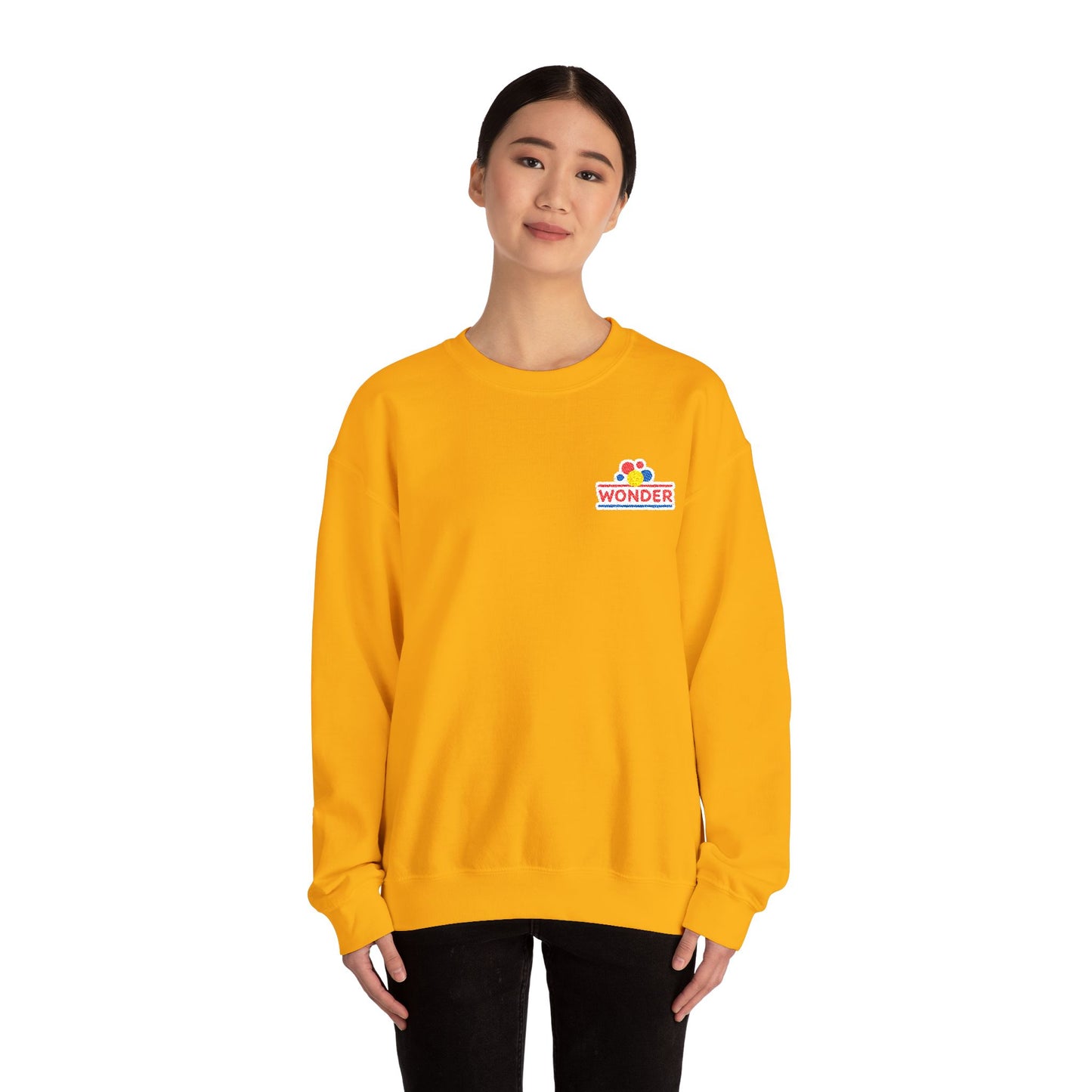 Vintage Crewneck Sweatshirt with Wonder Bread Embroided logo