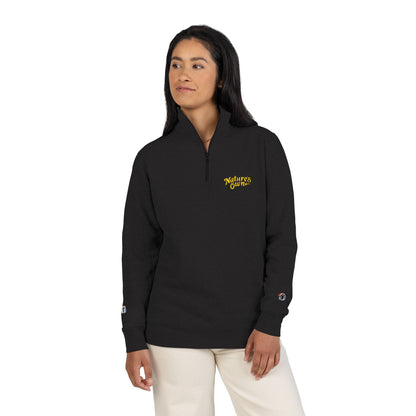 Nature's Own Embroidered 'Goodness Is In Our Nature' Fleece Pullover