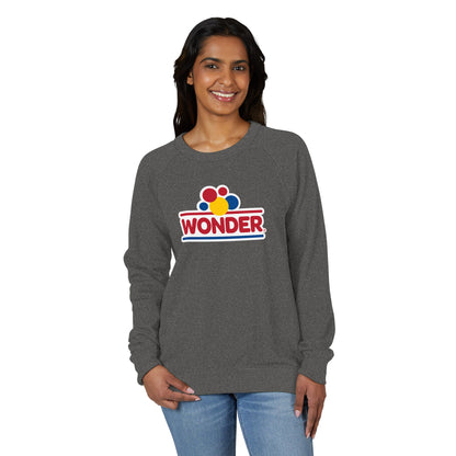 Crewneck Sweatshirt — Retro Colorful Wonder Bread Graphic