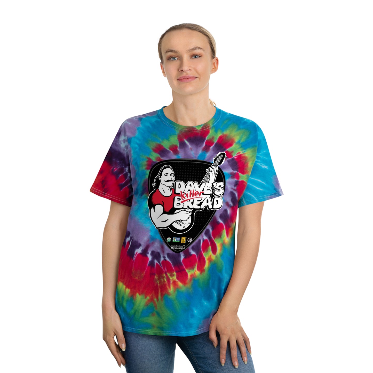 Tie-Dye T-Shirt, DKB Berry Bagels, Blue Spiral