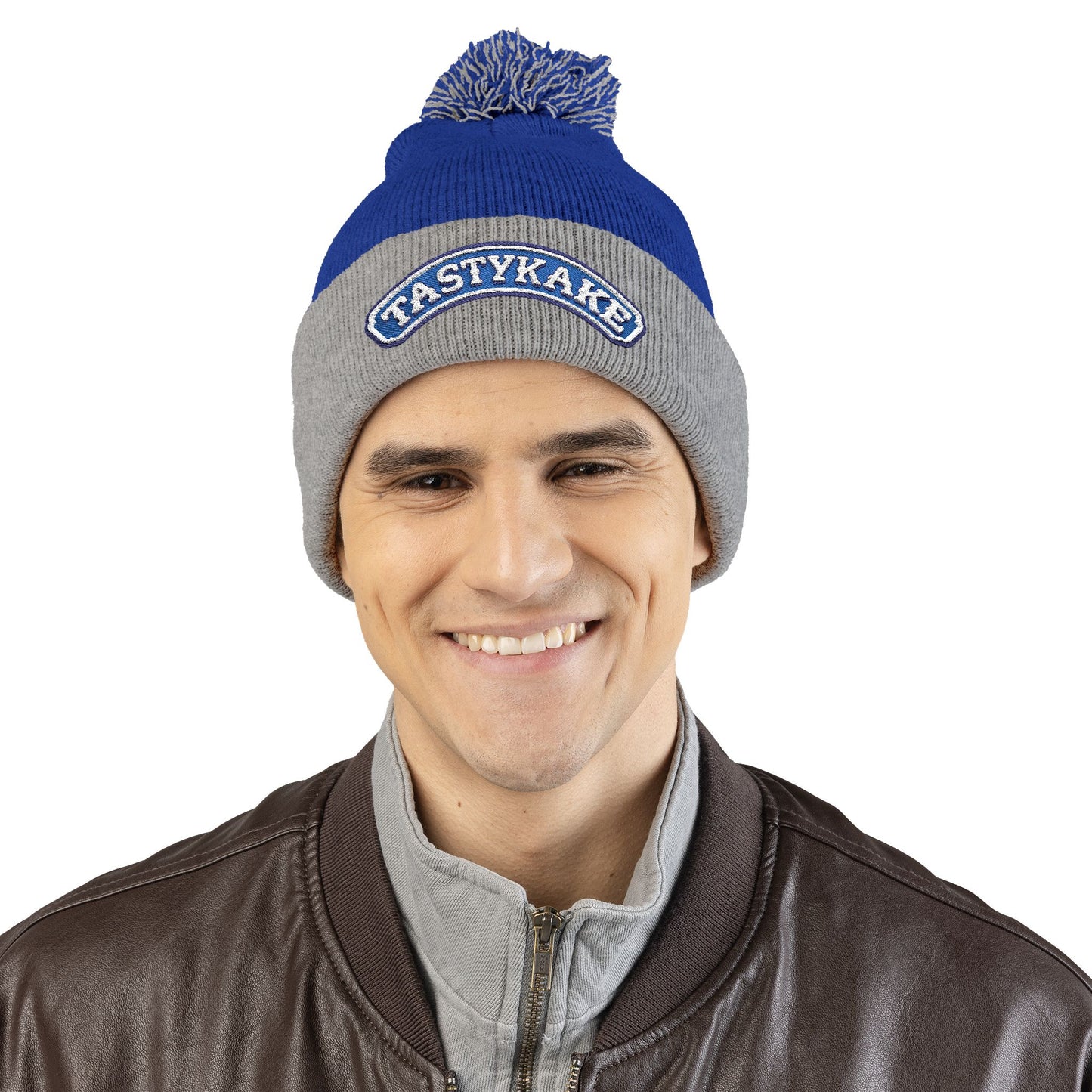 TastyKake Embroidered Pom-Pom Knit Cap – TastyKake Logo