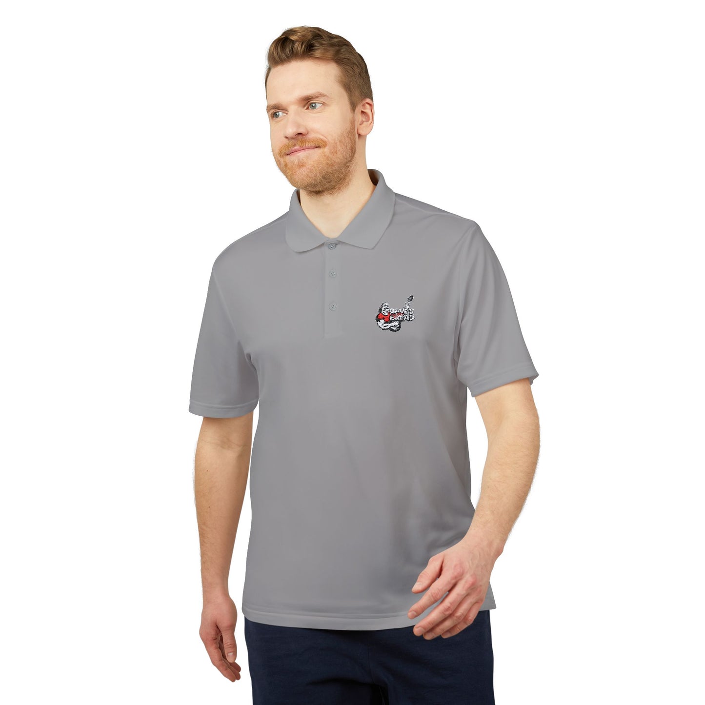 Embroidered Adidas Dave's Killer Bread Unisex Performance Polo Shirt