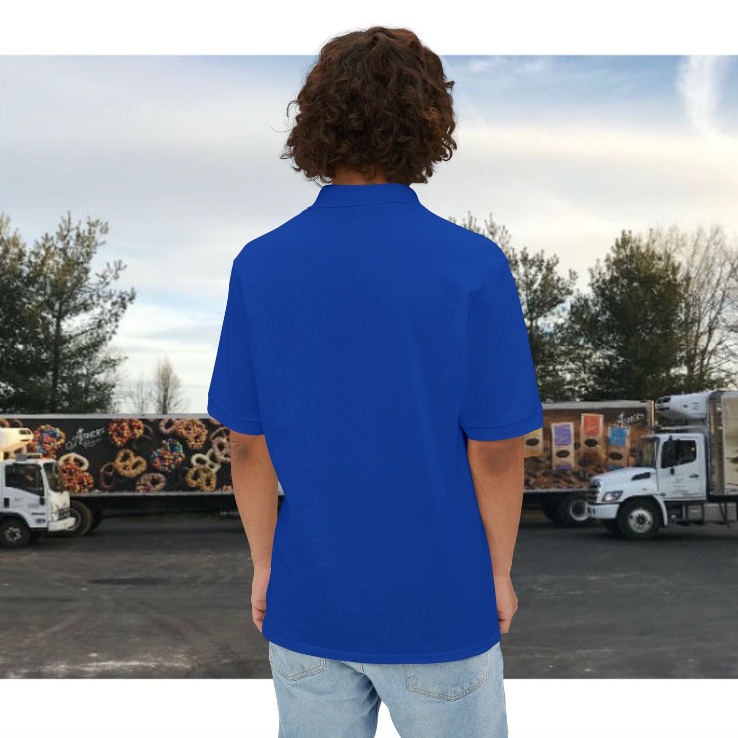 Nature's Own Men's Piqué Polo - Casual Elegance for Everyday Adventures