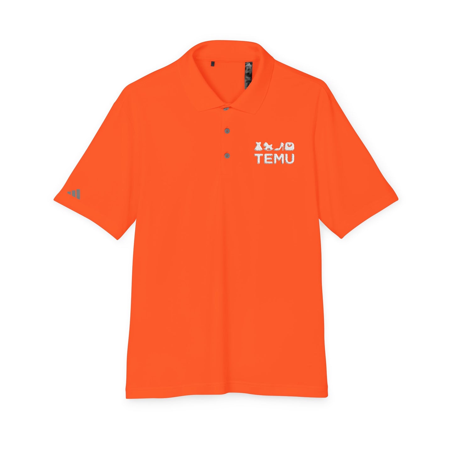 TEMU Delivery merch Adidas Embroidered Performance Polo Shirt - Unisex