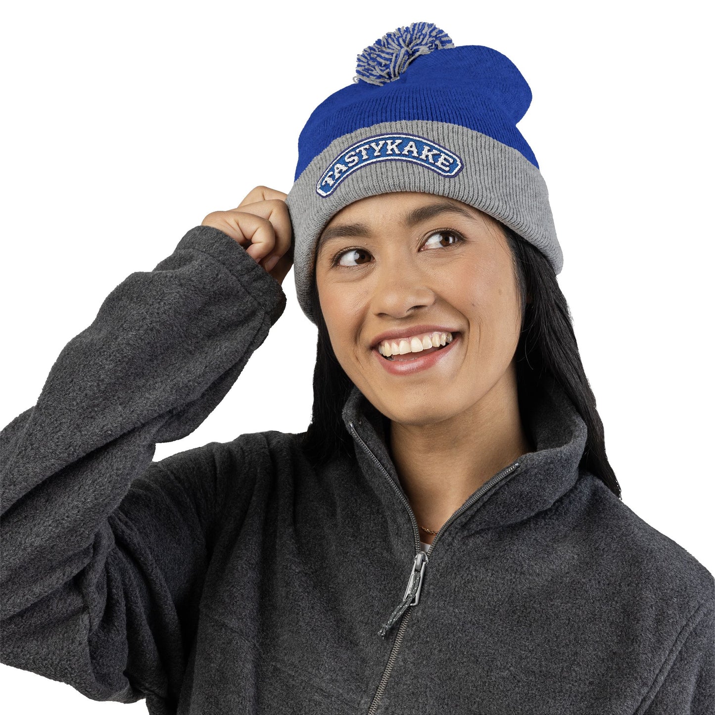 TastyKake Embroidered Pom-Pom Knit Cap – TastyKake Logo