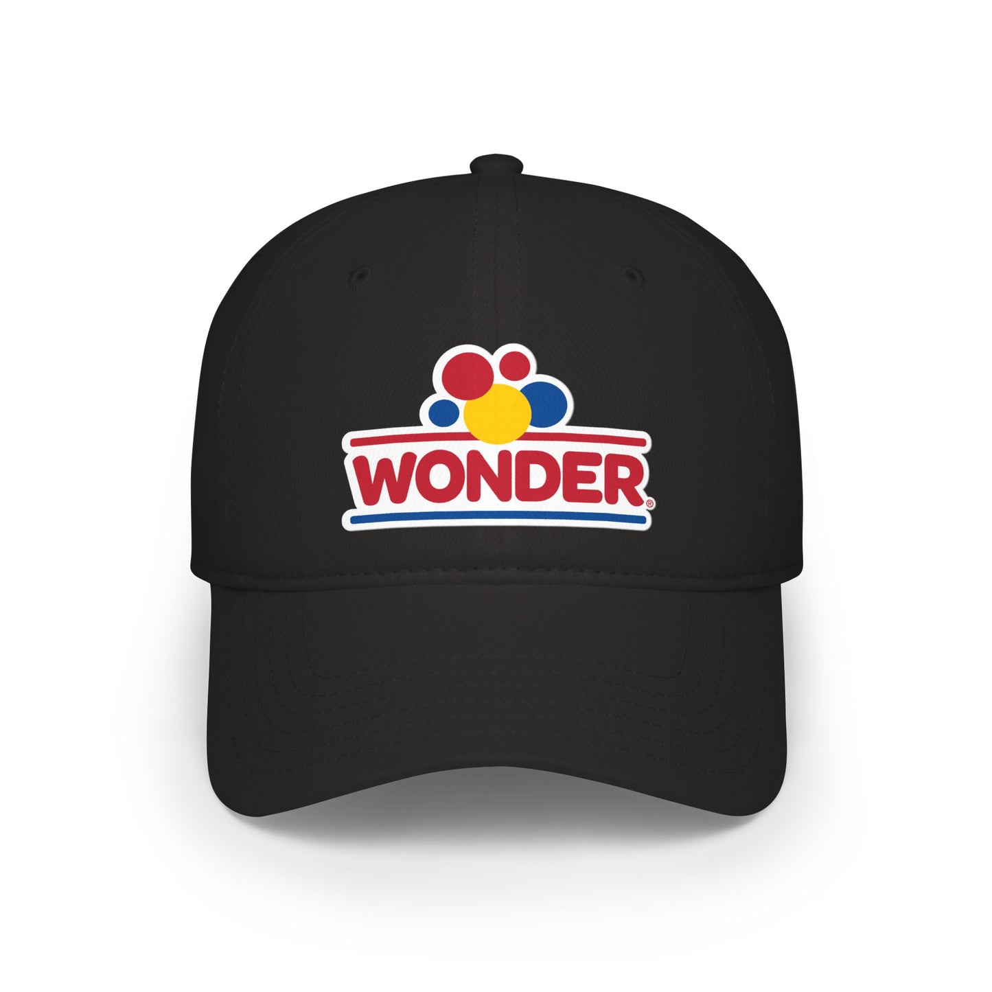 Low Profile Baseball Cap with embroidered Wonder bread Hat