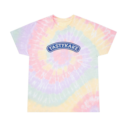 Tastykake Pastel Spiral Tie-Dye Tee — Retro Snack Logo Tee