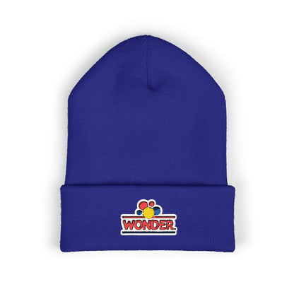 Classic Cuffed Beanie with Wonder bread Embroidered logo