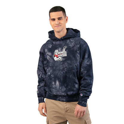 Dave's Killer Bread Unisex Champion Tie-Dye Hoodie with Embroidery - Stylish Casual Wear, Unique Gift for Birthdays, Cool Streetwear, Comfortable Layering