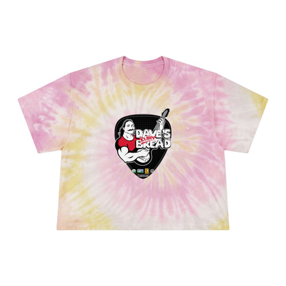 Dave's Killer Bread Women's Tie-Dye Crop Tee, Summer Fashion Top, Trendy Casual Wear, Unique Gift Idea, Boho Style Shirt, Festival Outfit