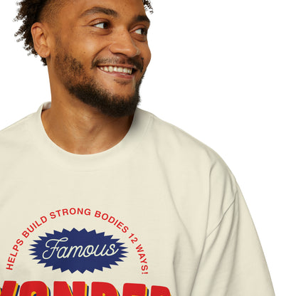 T-shit, Wonder Bread, vintage, back and front design, Men's Heavy Oversized