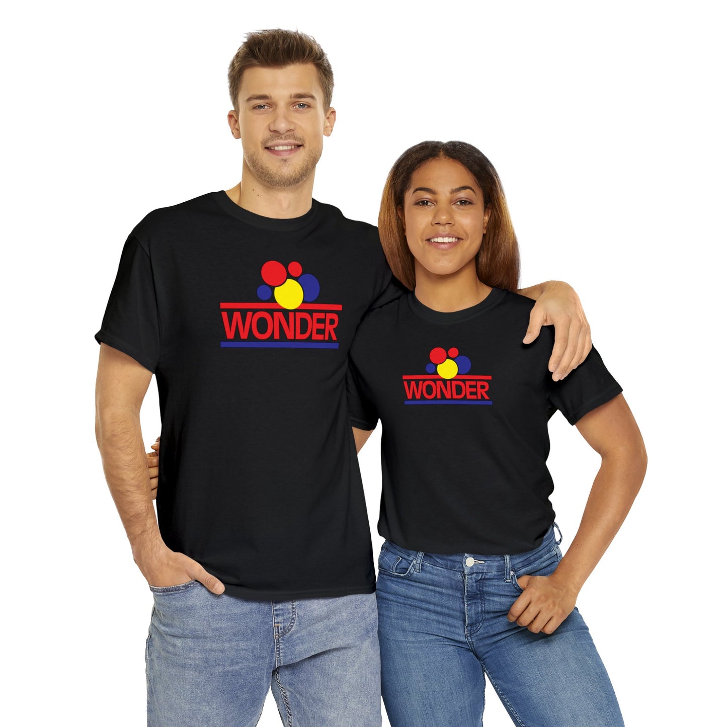 Unisex Heavy Cotton Tee, Wonder bread