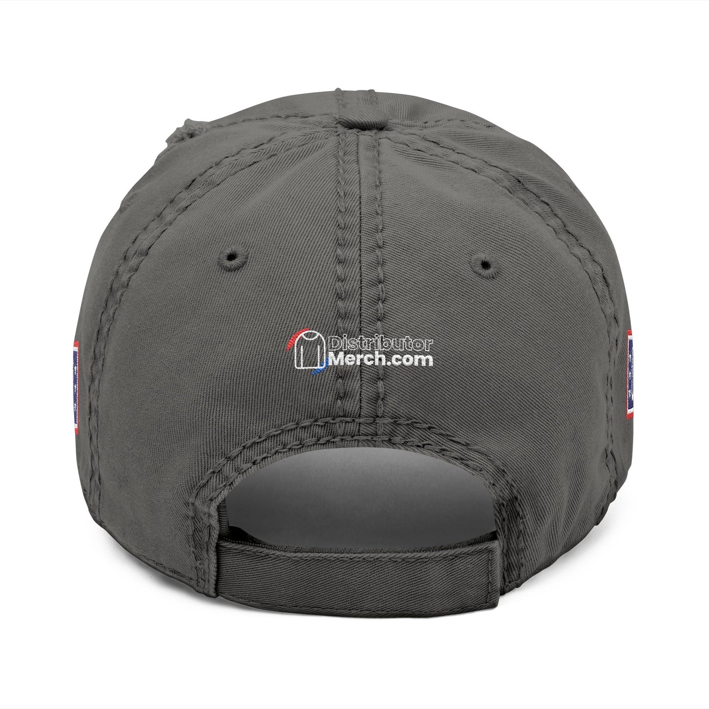 Classic Distressed Hat Cap with Wonder bread and USO Embroidered logos